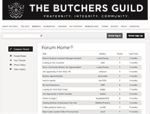 Tablet Screenshot of community.thebutchersguild.org